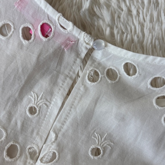 Simply Southern White Eyelet Women Top - Picture 5 of 7
